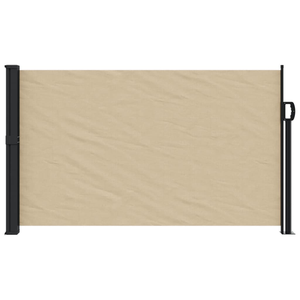 Windscherm uittrekbaar 120x500 cm beige is nu te koop bij PeponiXL, paradijselijk wonen!