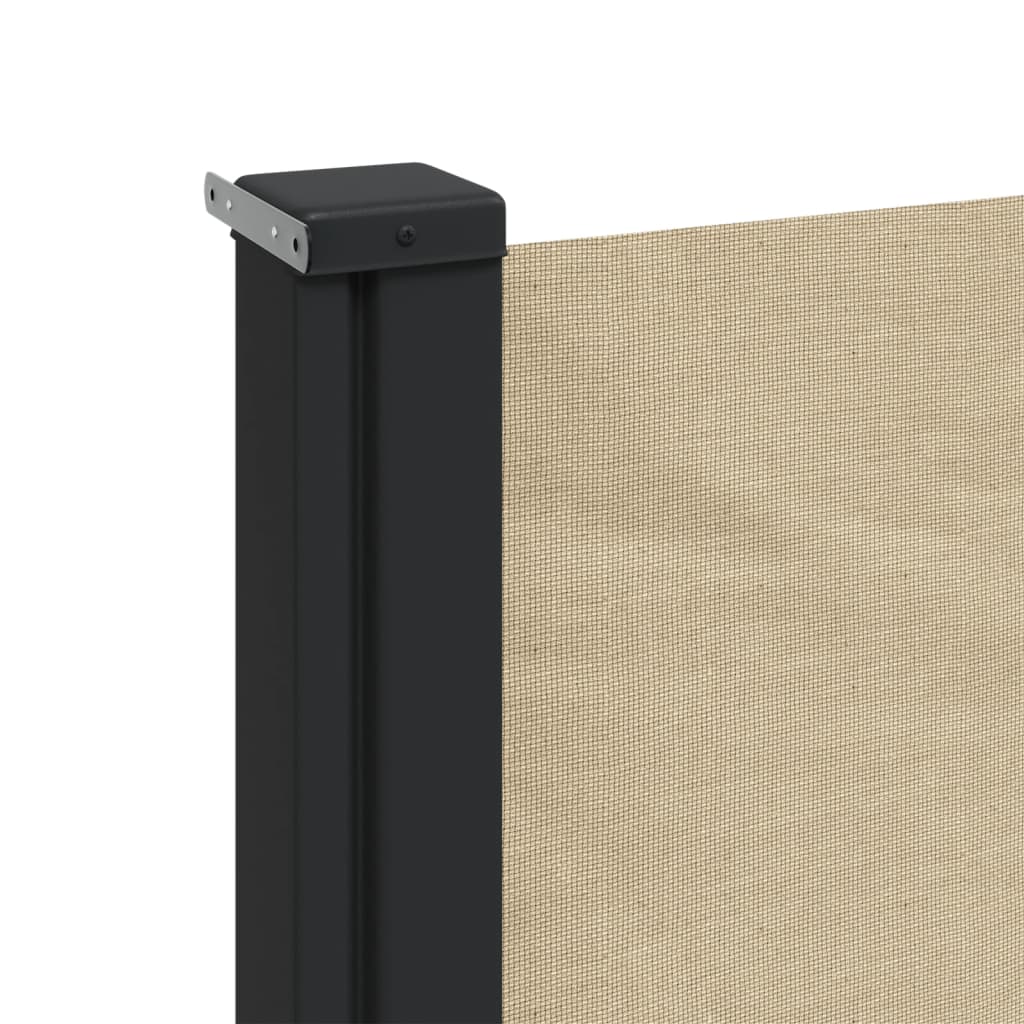 Windscherm uittrekbaar 120x500 cm beige is nu te koop bij PeponiXL, paradijselijk wonen!