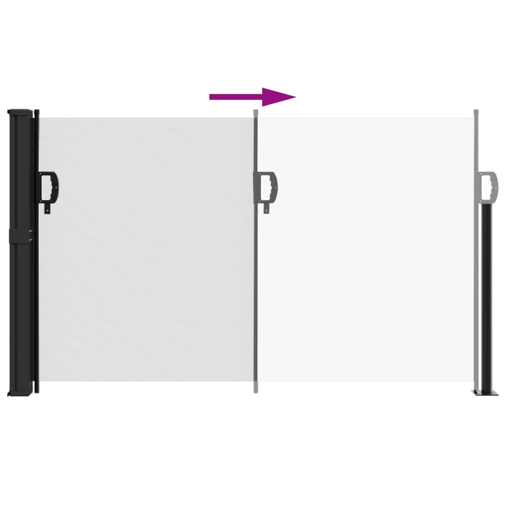 Windscherm uittrekbaar 120x500 cm wit is nu te koop bij PeponiXL, paradijselijk wonen!
