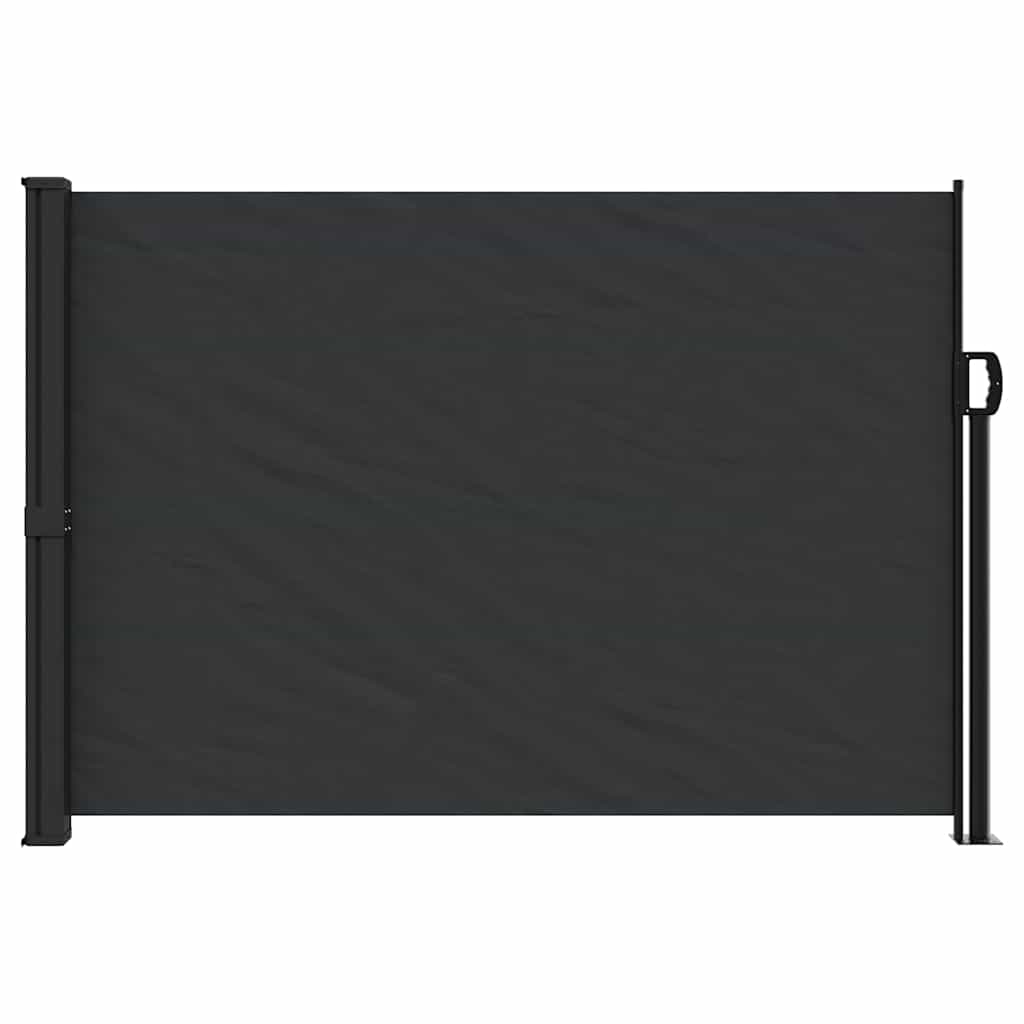 Windscherm uittrekbaar 140x500 cm zwart is nu te koop bij PeponiXL, paradijselijk wonen!