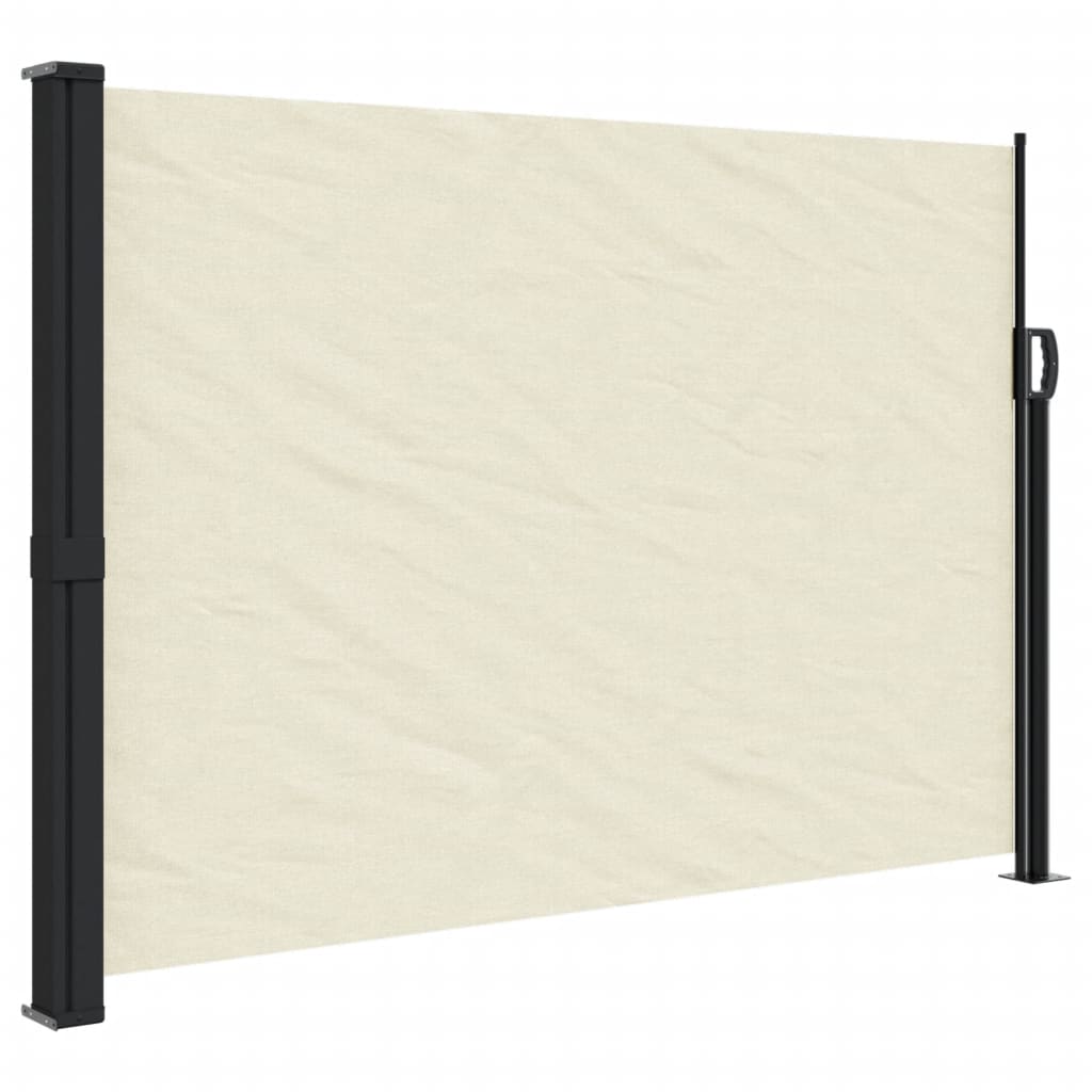 Windscherm uittrekbaar 140x500 cm crèmekleurig is nu te koop bij PeponiXL, paradijselijk wonen!