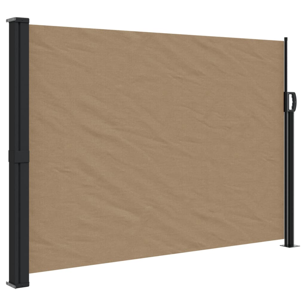 Windscherm uittrekbaar 140x500 cm taupe is nu te koop bij PeponiXL, paradijselijk wonen!