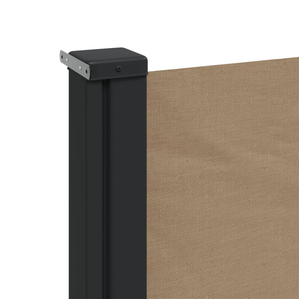 Windscherm uittrekbaar 140x500 cm taupe is nu te koop bij PeponiXL, paradijselijk wonen!
