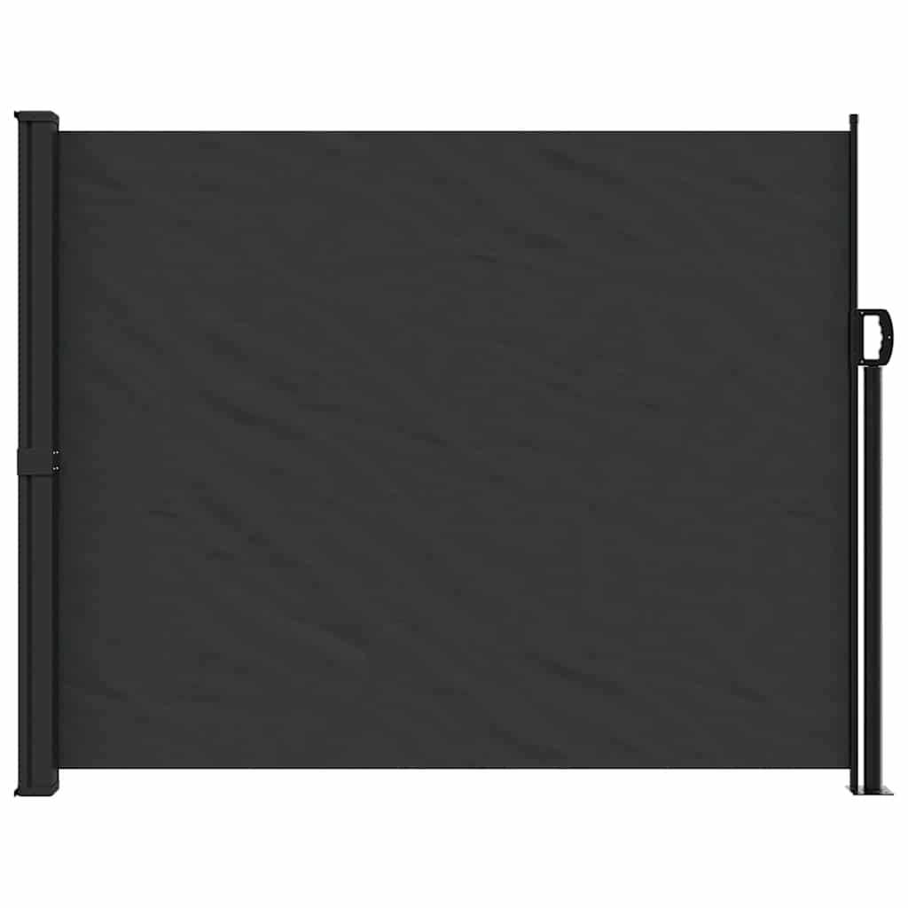 Windscherm uittrekbaar 160x500 cm zwart is nu te koop bij PeponiXL, paradijselijk wonen!