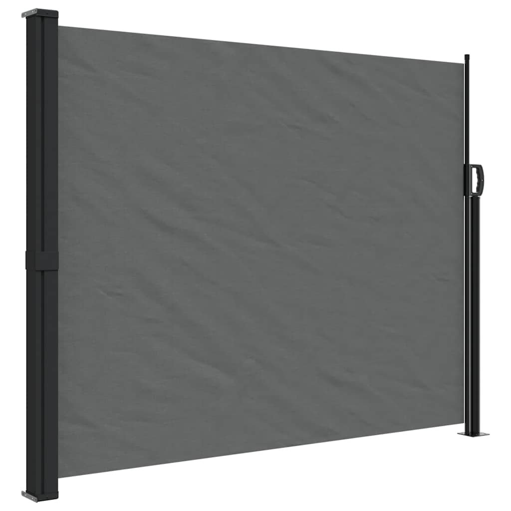 Windscherm uittrekbaar 160x500 cm antracietkleurig is nu te koop bij PeponiXL, paradijselijk wonen!