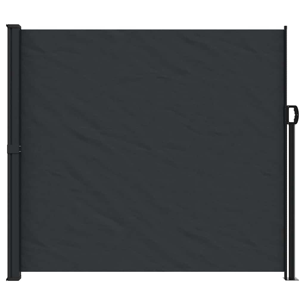 Windscherm uittrekbaar 180x500 cm zwart is nu te koop bij PeponiXL, paradijselijk wonen!