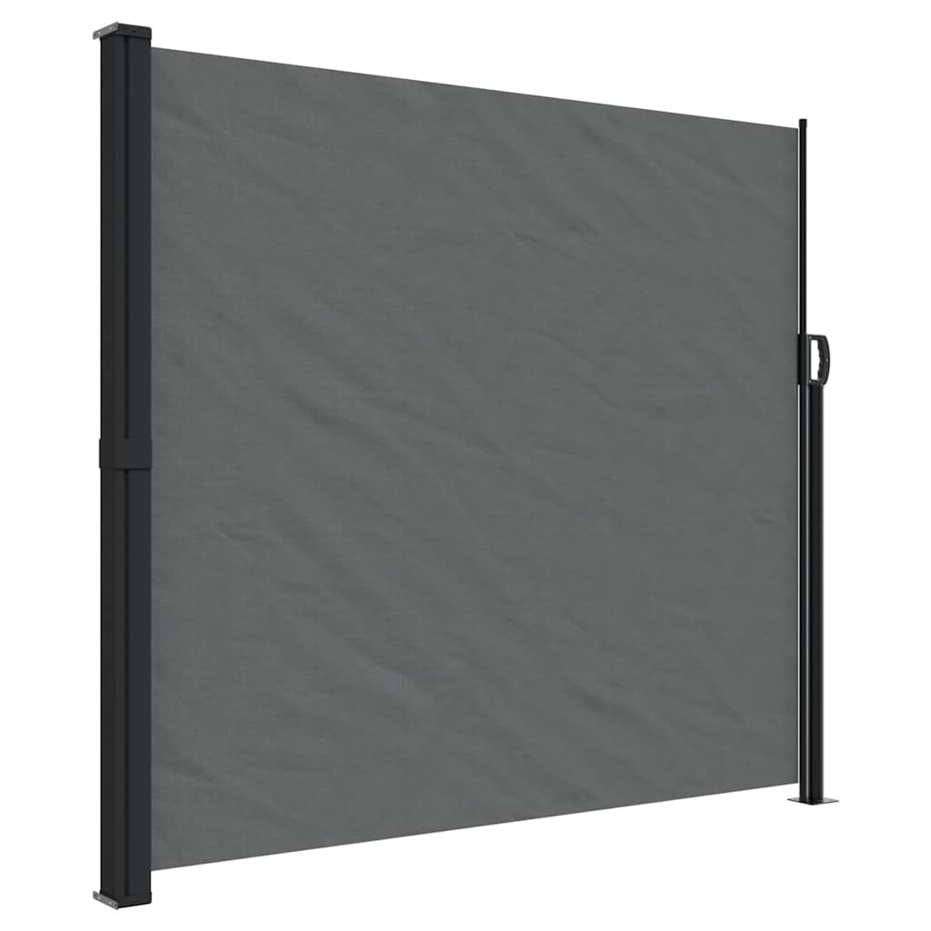Windscherm uittrekbaar 180x500 cm antracietkleurig is nu te koop bij PeponiXL, paradijselijk wonen!