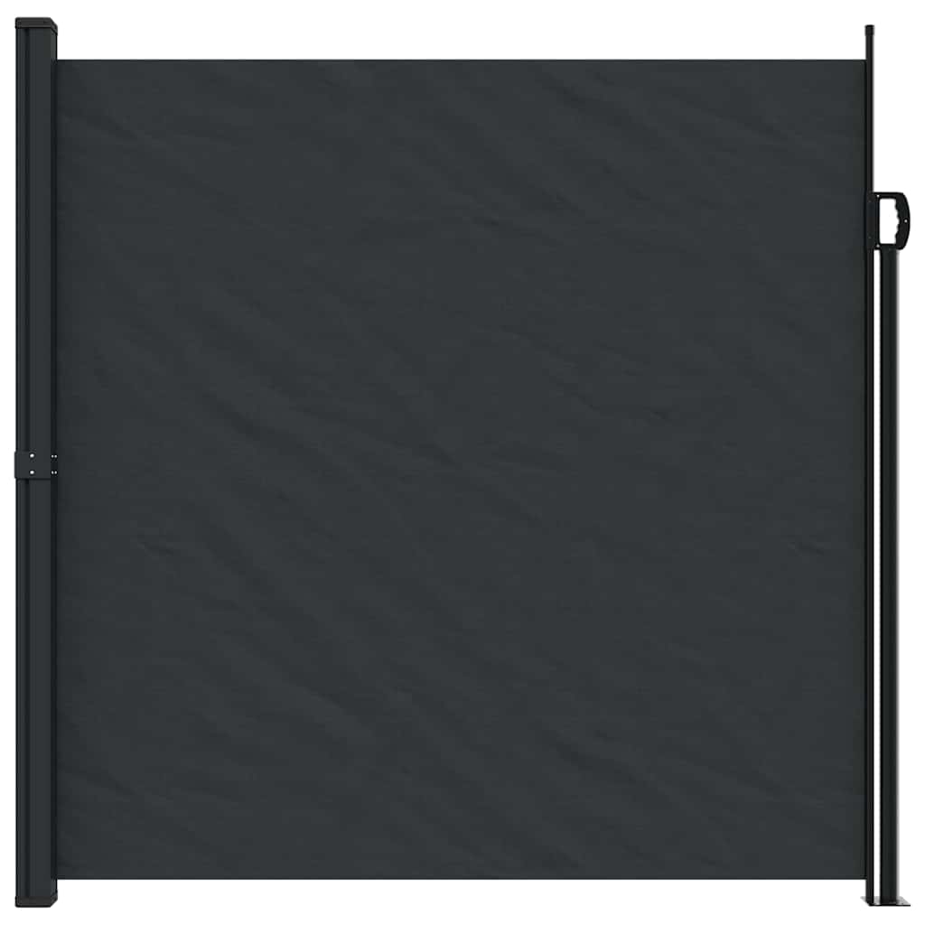 Windscherm uittrekbaar 200x500 cm zwart is nu te koop bij PeponiXL, paradijselijk wonen!