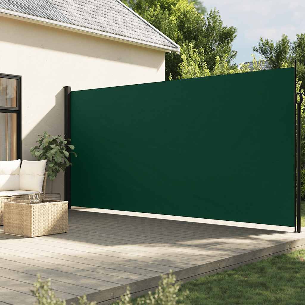 Windscherm uittrekbaar 200x500 cm donkergroen is nu te koop bij PeponiXL, paradijselijk wonen!