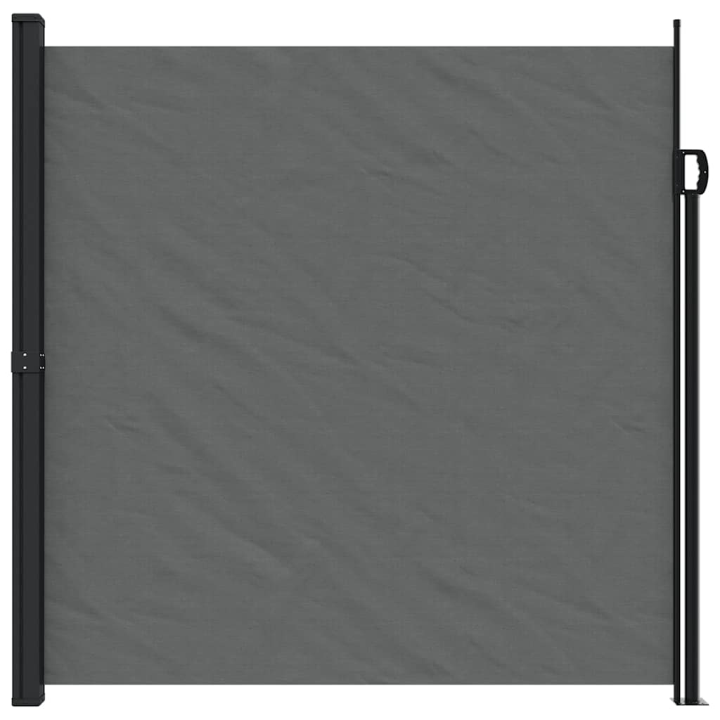 Windscherm uittrekbaar 200x500 cm antracietkleurig is nu te koop bij PeponiXL, paradijselijk wonen!