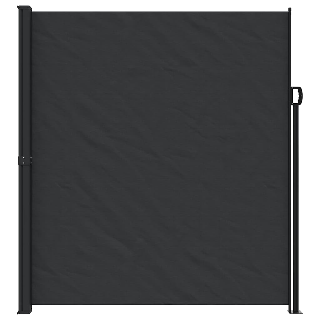 Windscherm uittrekbaar 220x500 cm zwart is nu te koop bij PeponiXL, paradijselijk wonen!