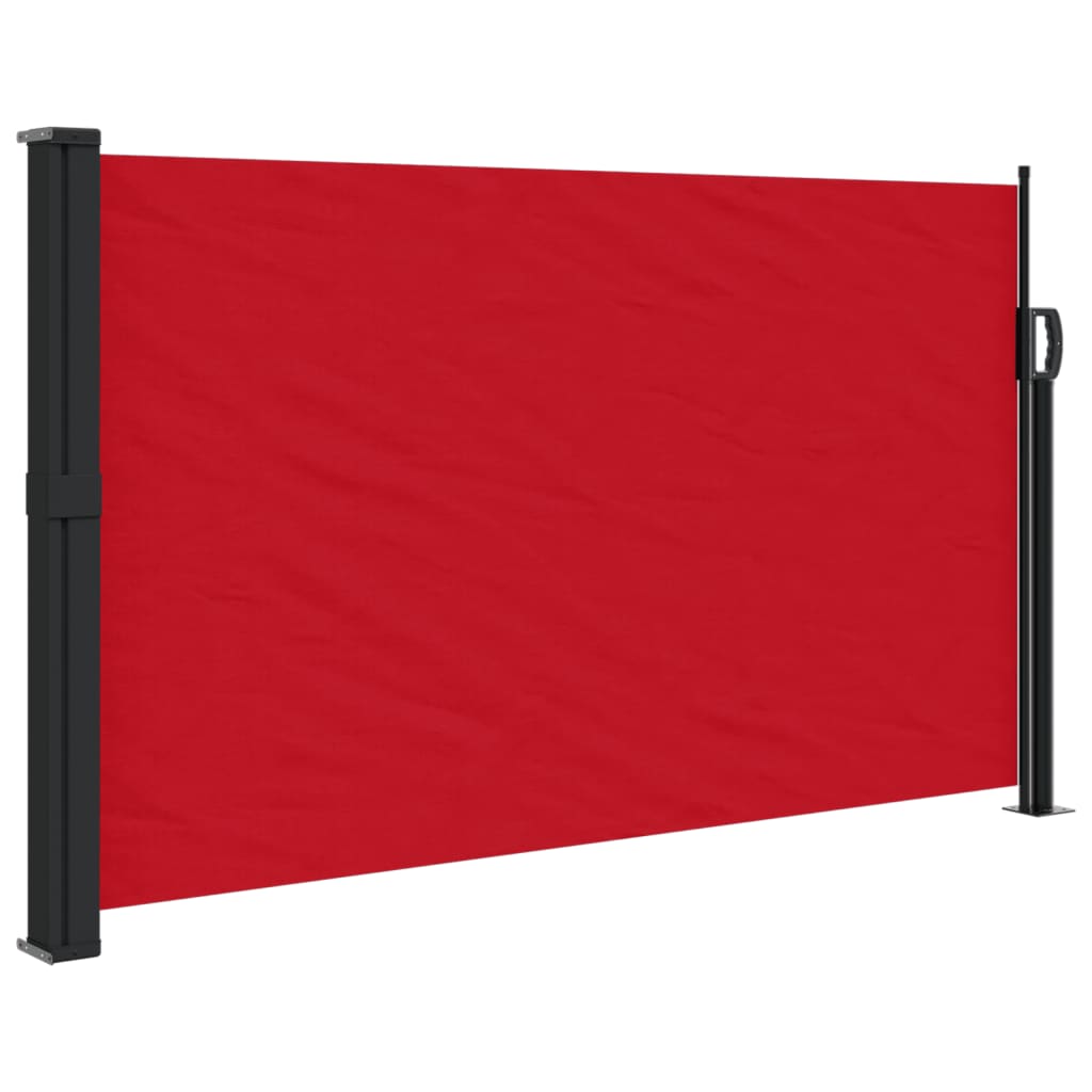 Windscherm uittrekbaar 120x600 cm rood is nu te koop bij PeponiXL, paradijselijk wonen!
