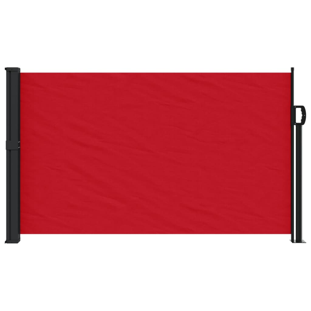 Windscherm uittrekbaar 120x600 cm rood is nu te koop bij PeponiXL, paradijselijk wonen!