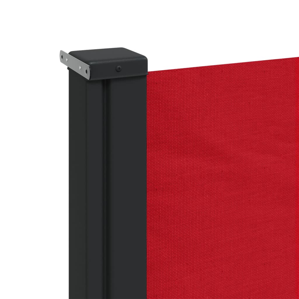 Windscherm uittrekbaar 120x600 cm rood is nu te koop bij PeponiXL, paradijselijk wonen!
