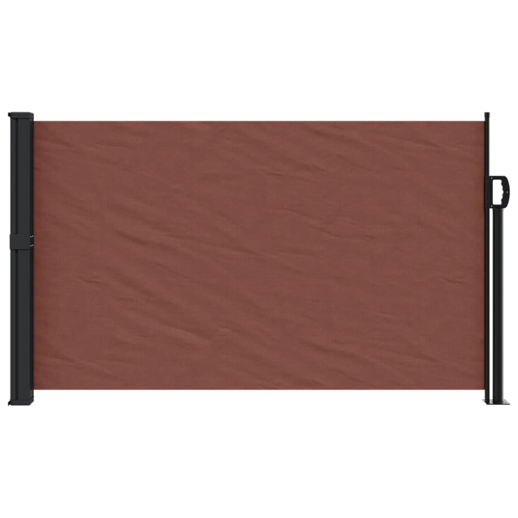 Windscherm uittrekbaar 120x600 cm bruin is nu te koop bij PeponiXL, paradijselijk wonen!