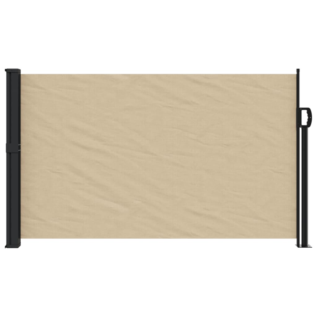 Windscherm uittrekbaar 120x600 cm beige is nu te koop bij PeponiXL, paradijselijk wonen!