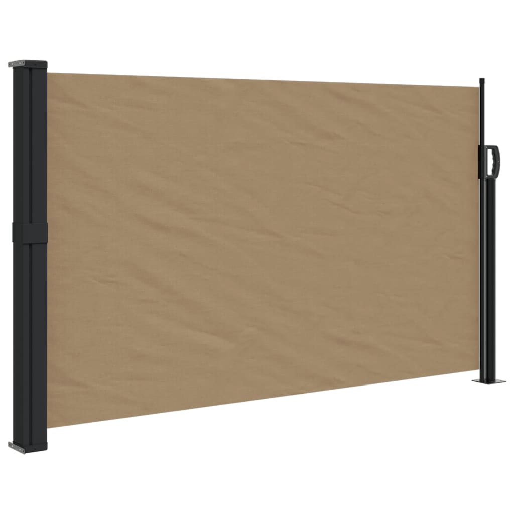 Windscherm uittrekbaar 120x600 cm taupe is nu te koop bij PeponiXL, paradijselijk wonen!