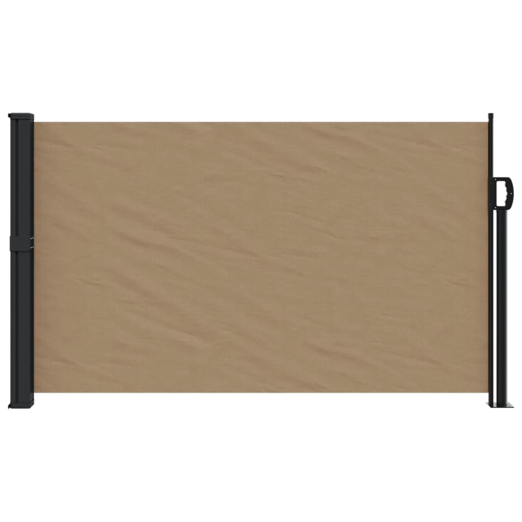 Windscherm uittrekbaar 120x600 cm taupe is nu te koop bij PeponiXL, paradijselijk wonen!