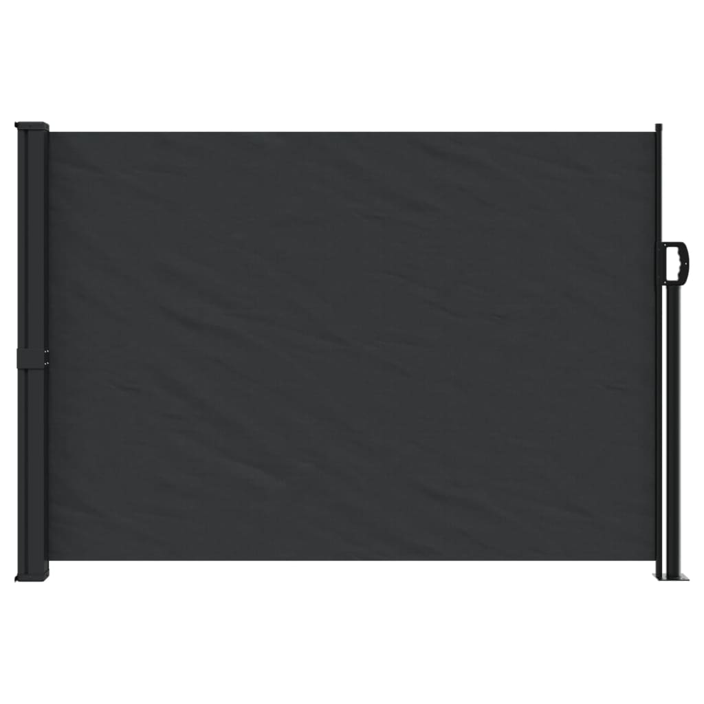 Windscherm uittrekbaar 140x600 cm zwart is nu te koop bij PeponiXL, paradijselijk wonen!