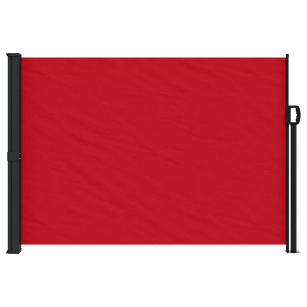 Windscherm uittrekbaar 140x600 cm rood is nu te koop bij PeponiXL, paradijselijk wonen!