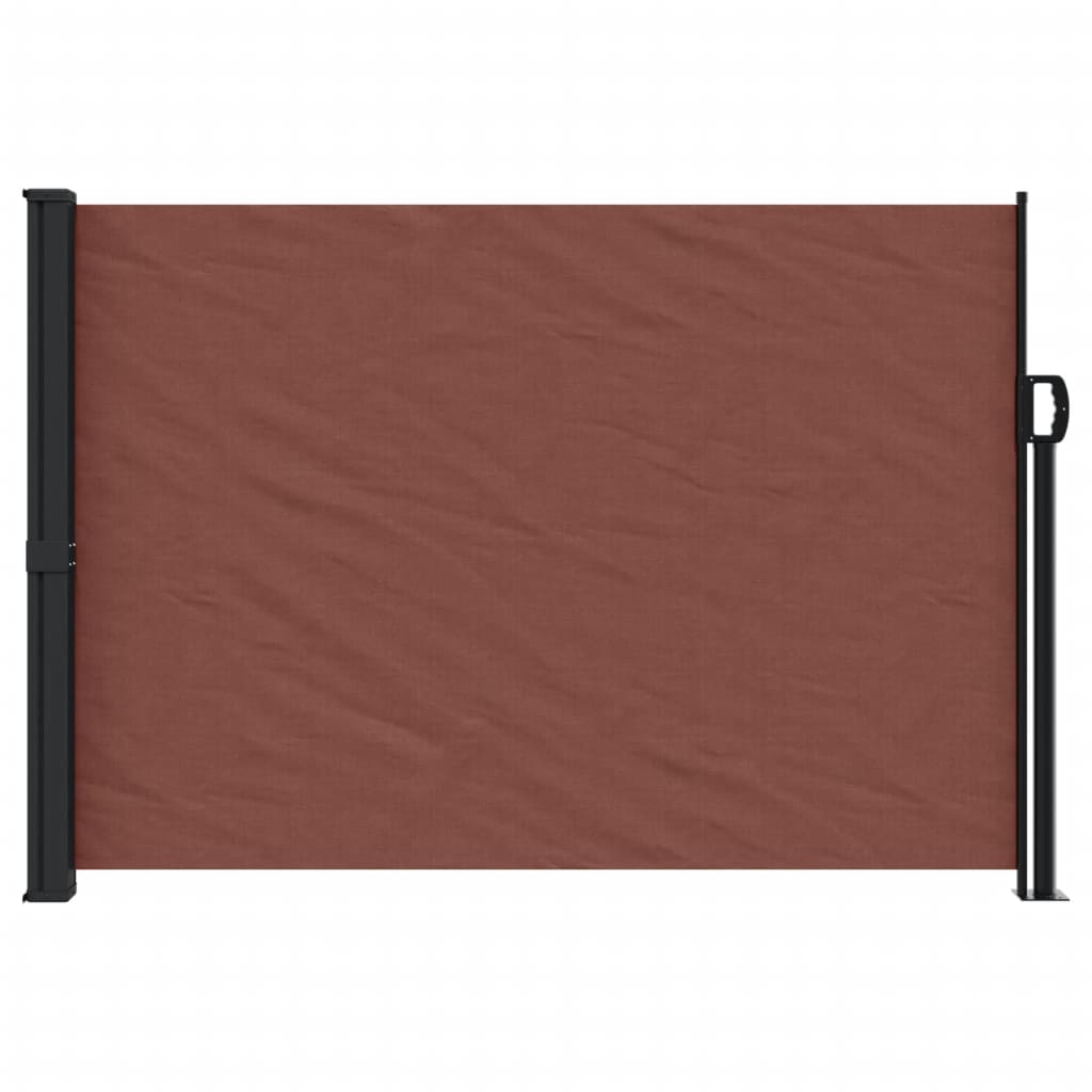 Windscherm uittrekbaar 140x600 cm bruin is nu te koop bij PeponiXL, paradijselijk wonen!