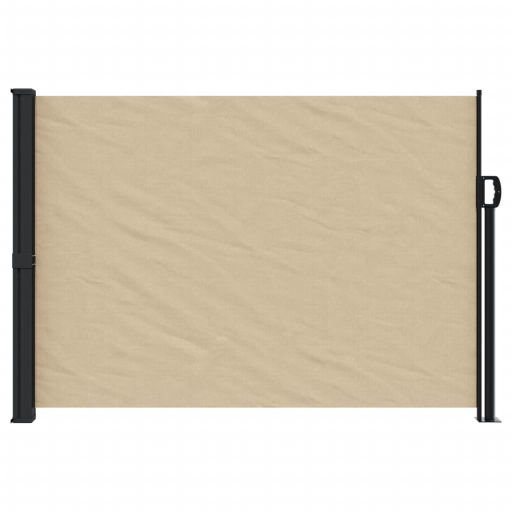 Windscherm uittrekbaar 140x600 cm beige is nu te koop bij PeponiXL, paradijselijk wonen!
