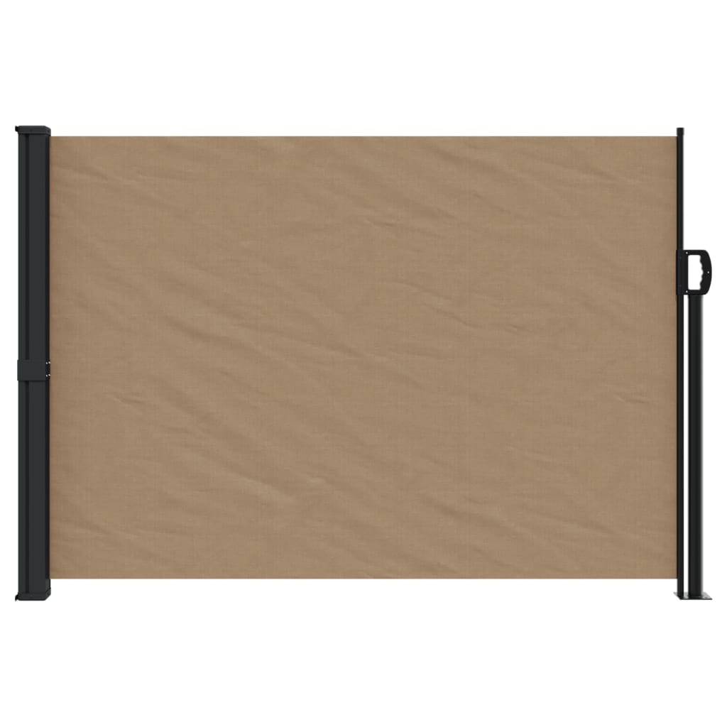 Windscherm uittrekbaar 140x600 cm taupe is nu te koop bij PeponiXL, paradijselijk wonen!