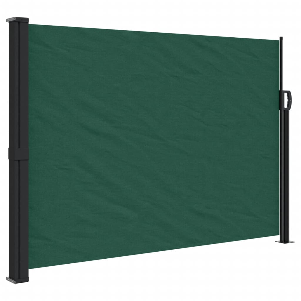 Tuinscherm uittrekbaar 140x600 cm donkergroen is nu te koop bij PeponiXL, paradijselijk wonen!