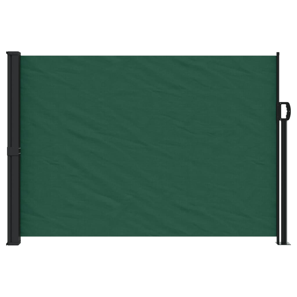 Tuinscherm uittrekbaar 140x600 cm donkergroen is nu te koop bij PeponiXL, paradijselijk wonen!
