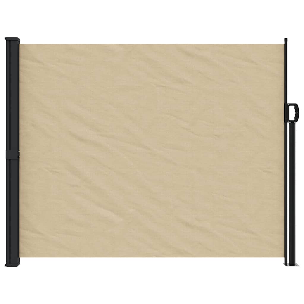 Windscherm uittrekbaar 160x600 cm beige is nu te koop bij PeponiXL, paradijselijk wonen!