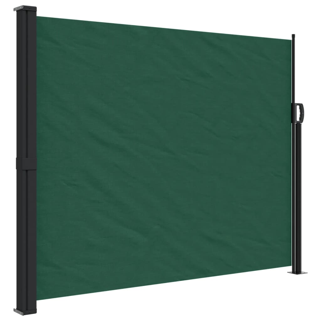 Windscherm uittrekbaar 160x600 cm donkergroen is nu te koop bij PeponiXL, paradijselijk wonen!