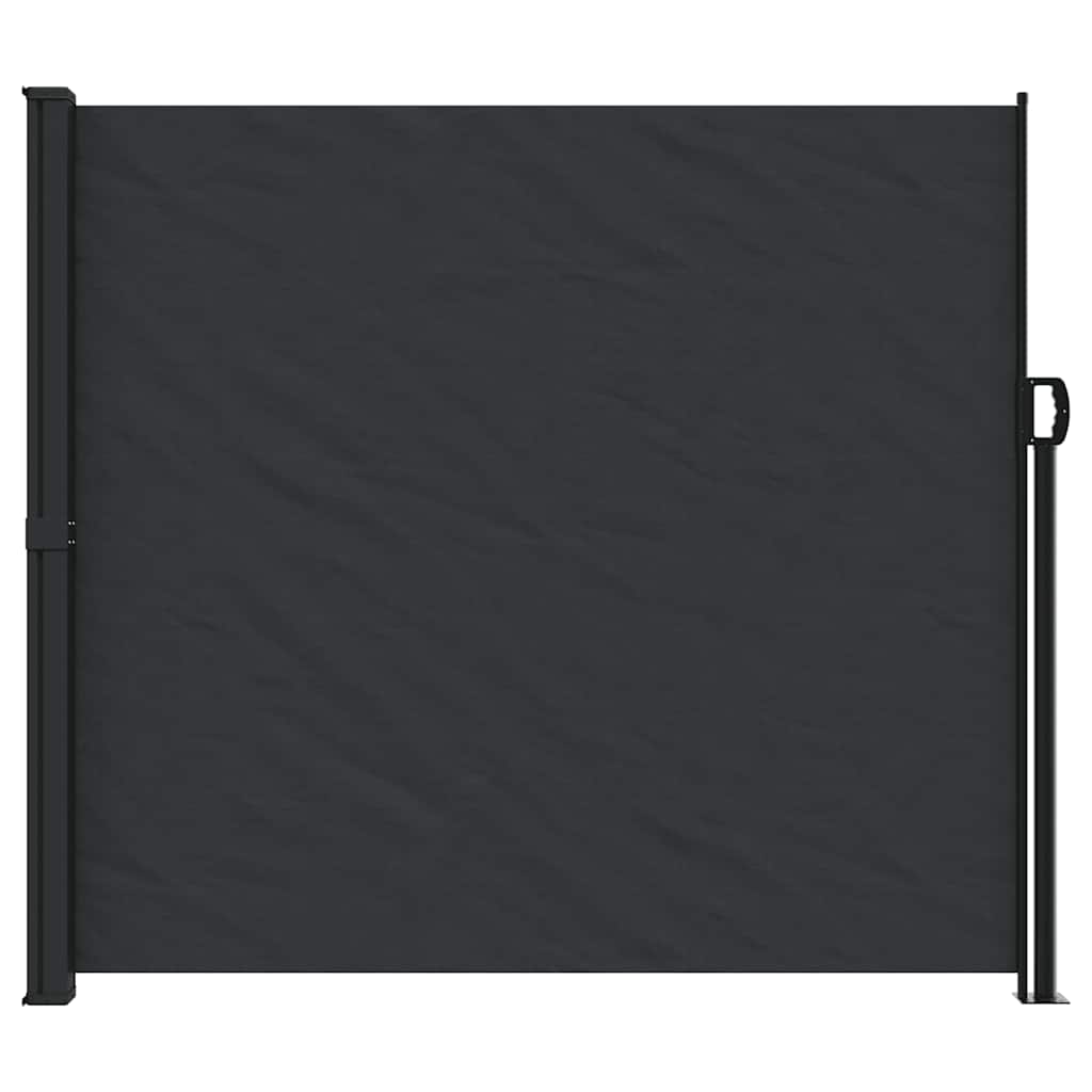 Windscherm uittrekbaar 180x600 cm zwart is nu te koop bij PeponiXL, paradijselijk wonen!