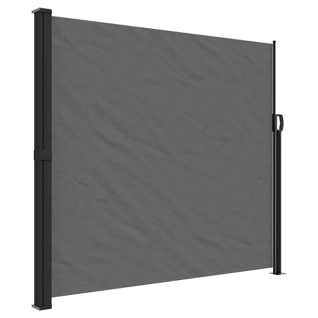 Windscherm uittrekbaar 180x600 cm antracietkleurig is nu te koop bij PeponiXL, paradijselijk wonen!