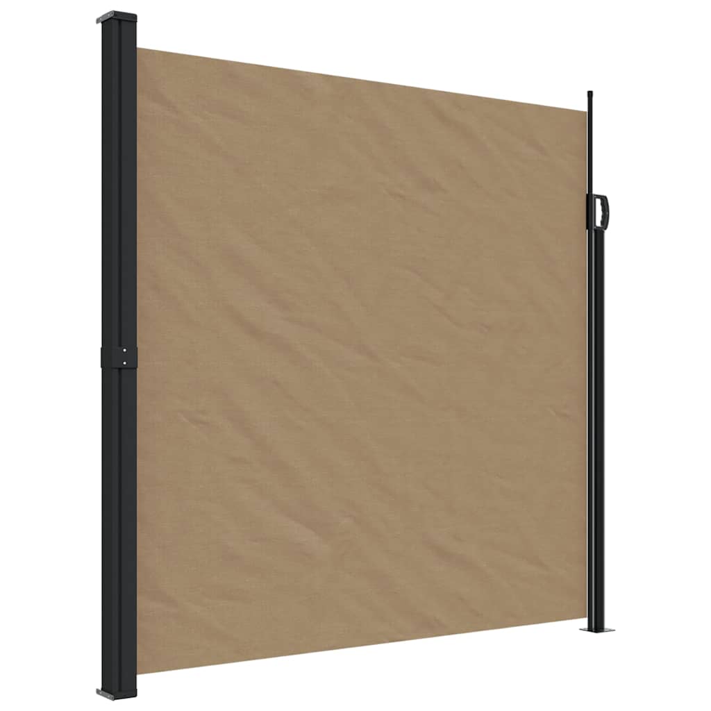 Windscherm uittrekbaar 200x600 cm taupe is nu te koop bij PeponiXL, paradijselijk wonen!
