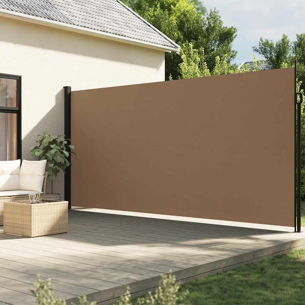Windscherm uittrekbaar 200x600 cm taupe is nu te koop bij PeponiXL, paradijselijk wonen!