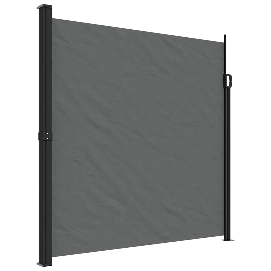 Windscherm uittrekbaar 200x600 cm antracietkleurig is nu te koop bij PeponiXL, paradijselijk wonen!