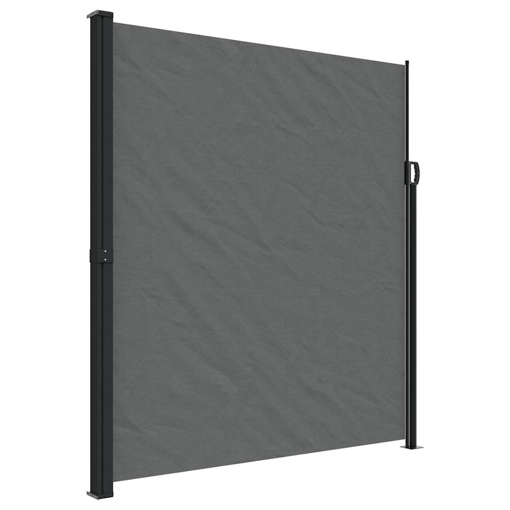 Windscherm uittrekbaar 220x600 cm antracietkleurig is nu te koop bij PeponiXL, paradijselijk wonen!