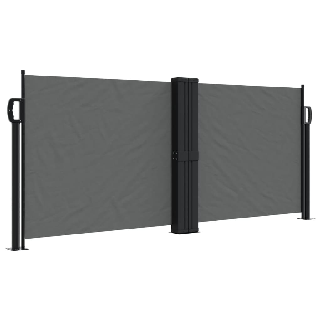 Windscherm uittrekbaar 100x600 cm antraciet is nu te koop bij PeponiXL, paradijselijk wonen!