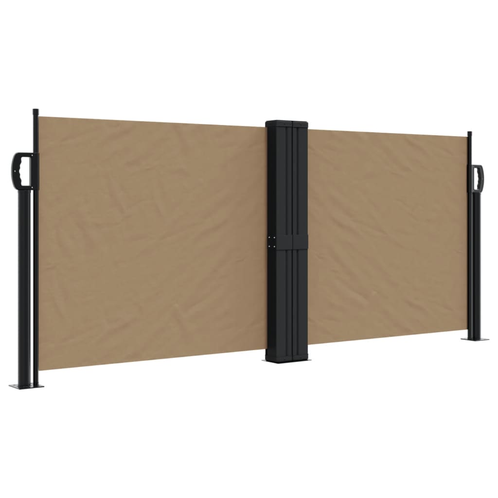 Windscherm uittrekbaar 100x600 cm taupe is nu te koop bij PeponiXL, paradijselijk wonen!