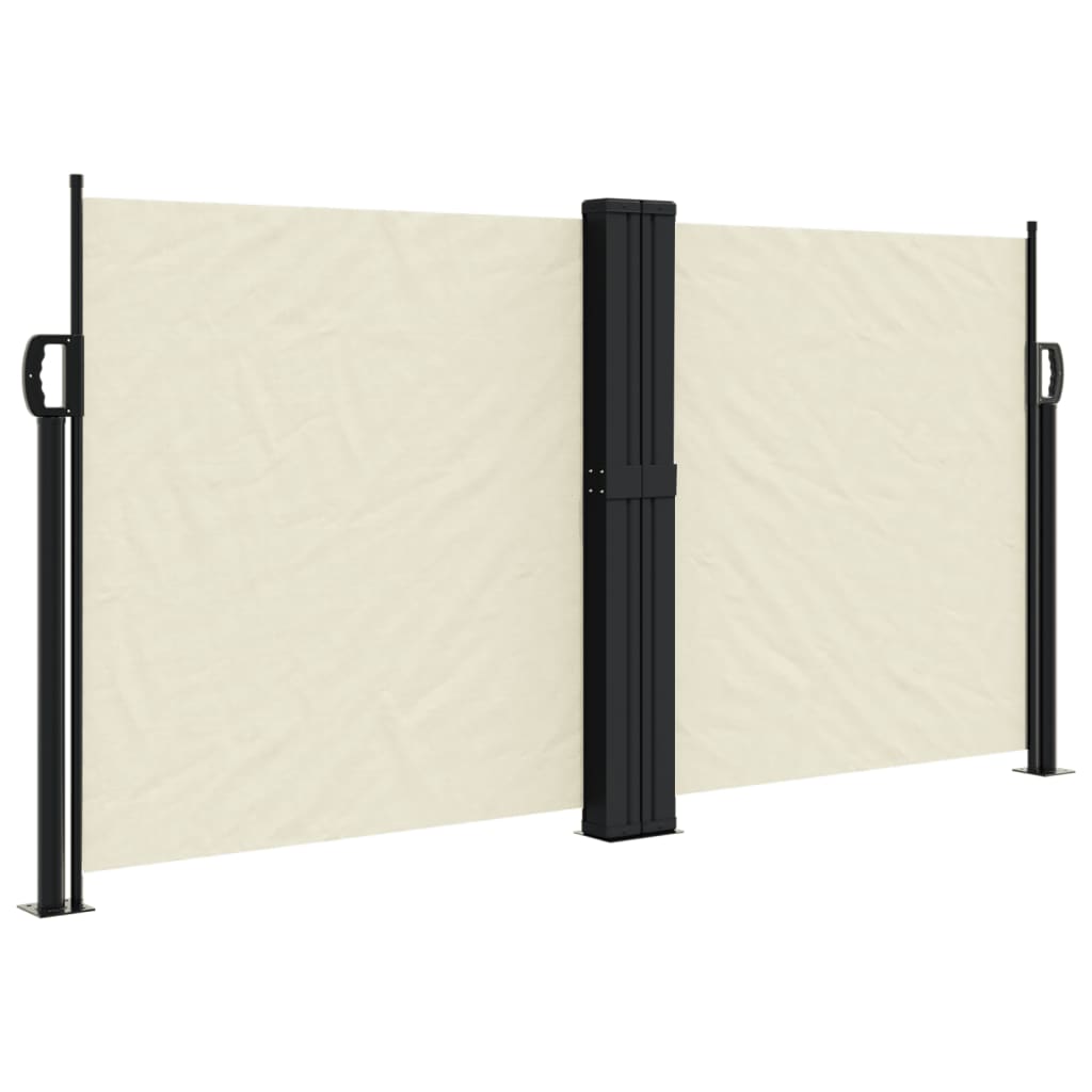 Windscherm uittrekbaar 120x600 cm crème is nu te koop bij PeponiXL, paradijselijk wonen!
