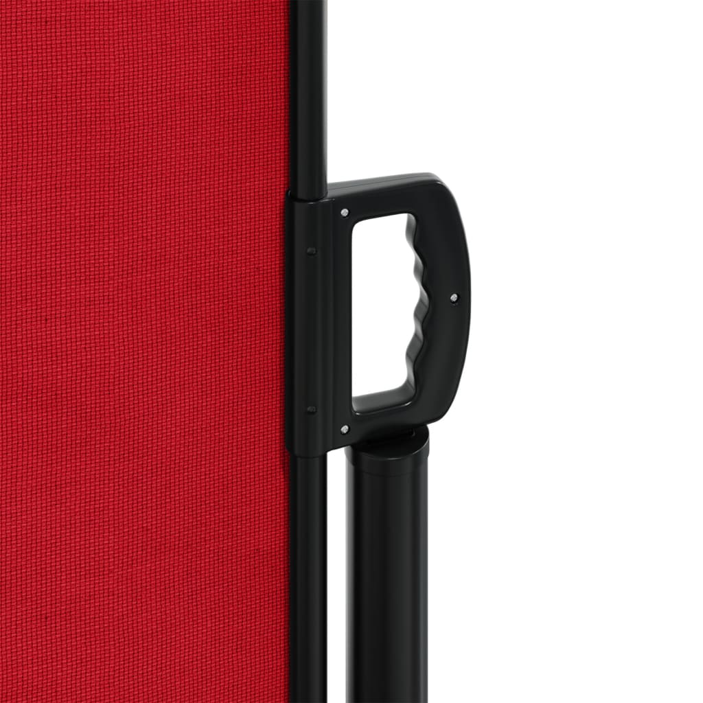 Windscherm uittrekbaar 120x600 cm rood is nu te koop bij PeponiXL, paradijselijk wonen!