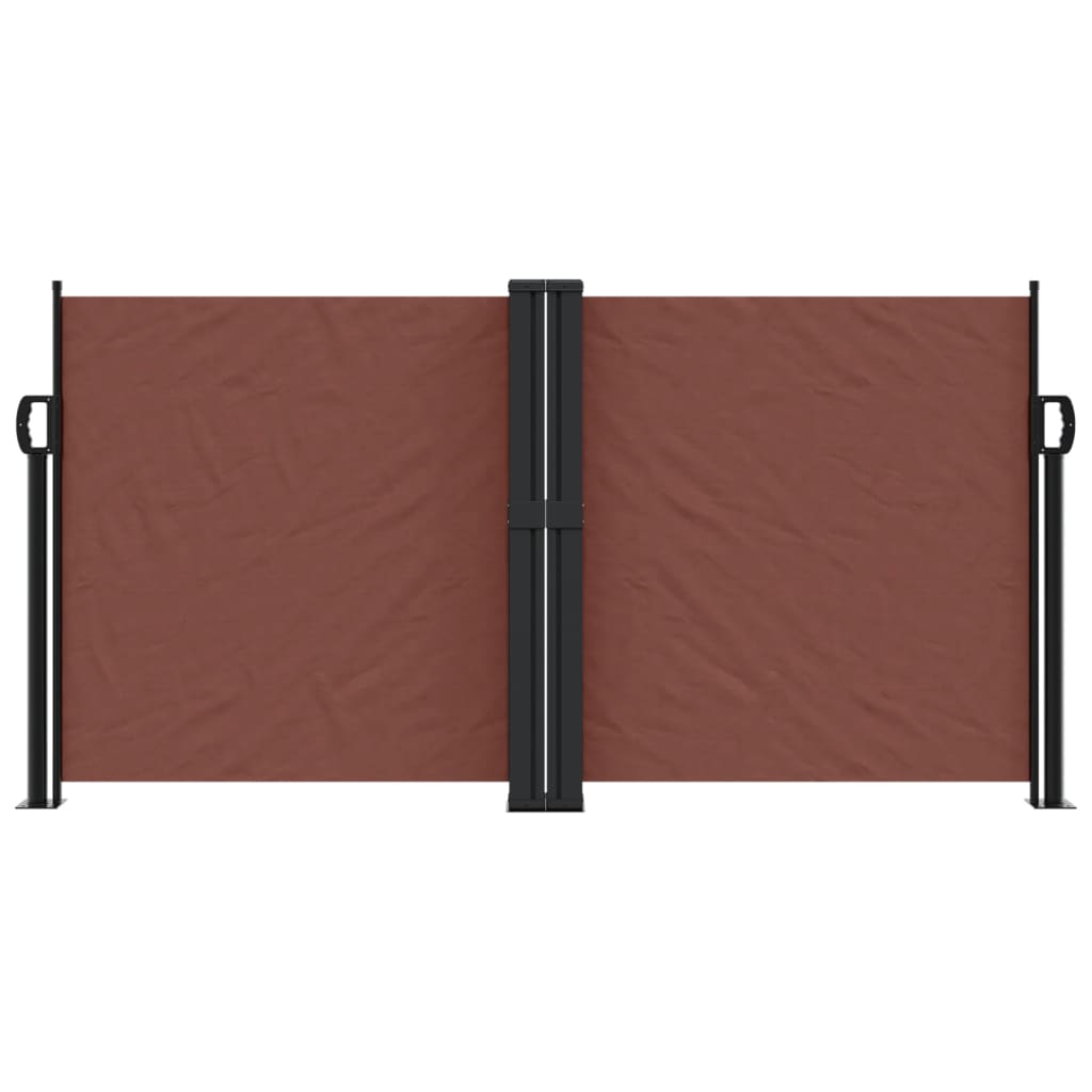Windscherm uittrekbaar 120x600 cm bruin is nu te koop bij PeponiXL, paradijselijk wonen!