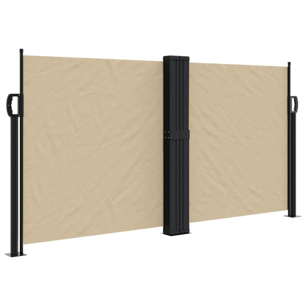 Windscherm uittrekbaar 120x600 cm beige is nu te koop bij PeponiXL, paradijselijk wonen!