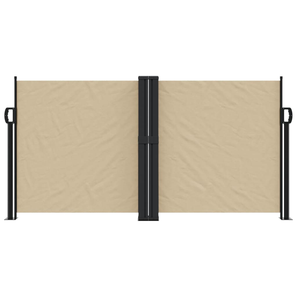 Windscherm uittrekbaar 120x600 cm beige is nu te koop bij PeponiXL, paradijselijk wonen!