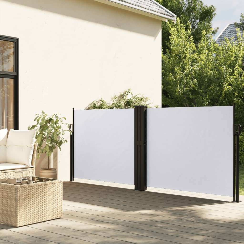 Windscherm uittrekbaar 120x600 cm wit is nu te koop bij PeponiXL, paradijselijk wonen!