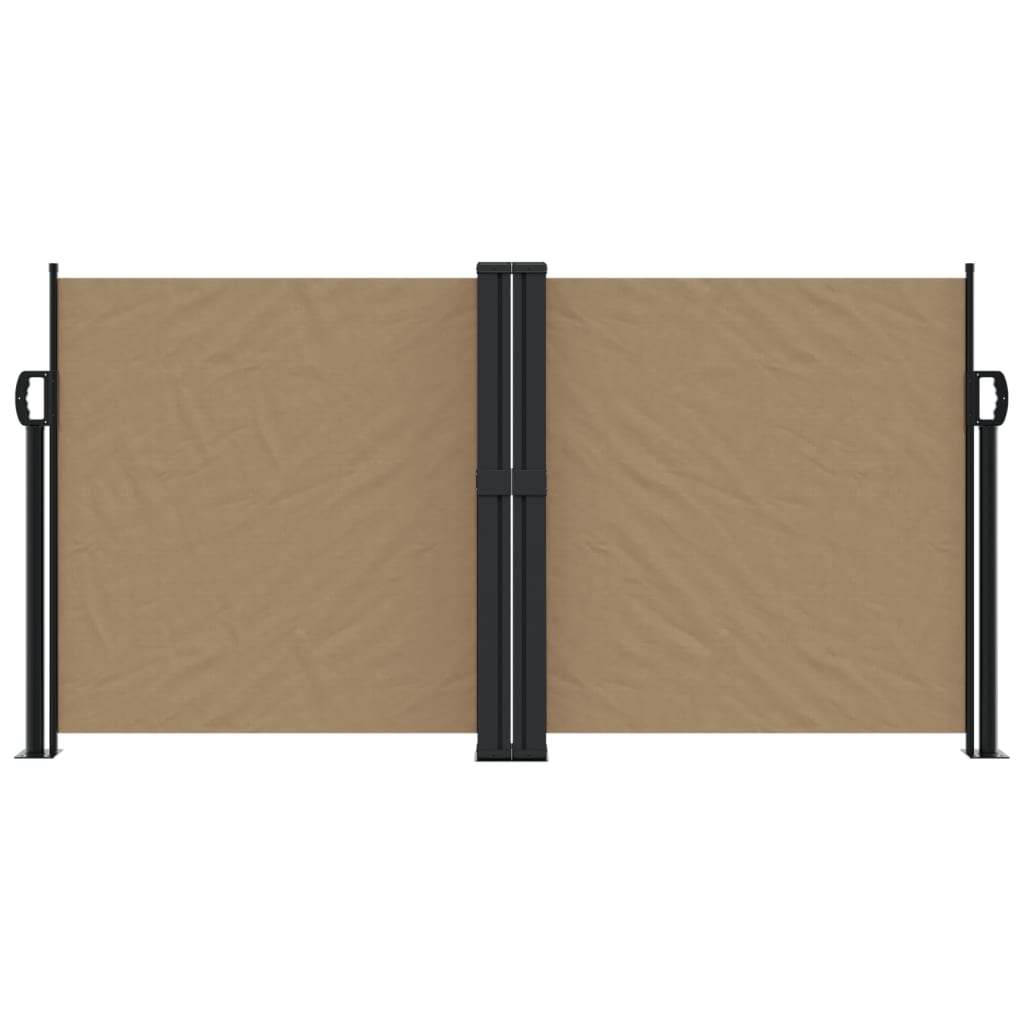 Windscherm uittrekbaar 120x600 cm taupe is nu te koop bij PeponiXL, paradijselijk wonen!
