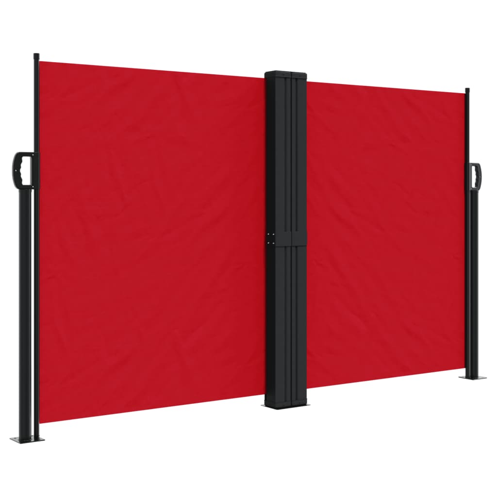 Windscherm uittrekbaar 140x600 cm rood is nu te koop bij PeponiXL, paradijselijk wonen!