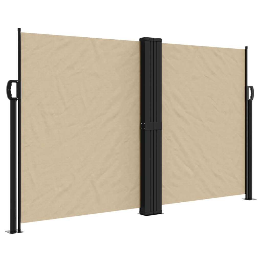 Windscherm uittrekbaar 140x600 cm beige is nu te koop bij PeponiXL, paradijselijk wonen!