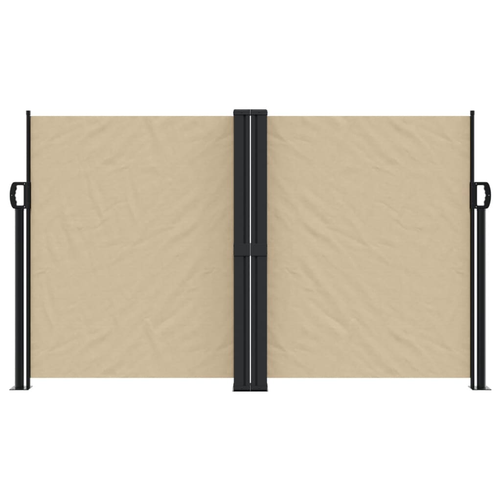 Windscherm uittrekbaar 140x600 cm beige is nu te koop bij PeponiXL, paradijselijk wonen!
