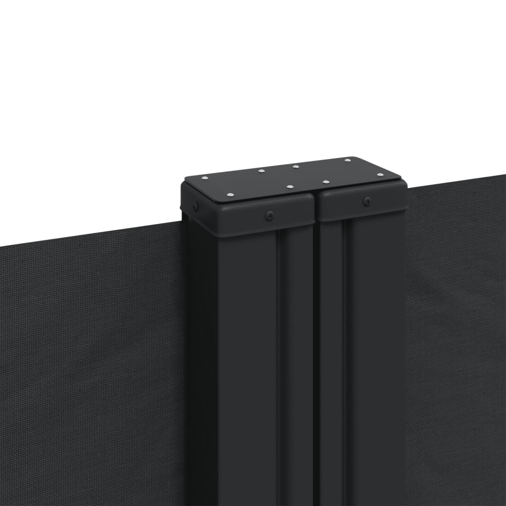 Windscherm uittrekbaar 160x600 cm zwart is nu te koop bij PeponiXL, paradijselijk wonen!